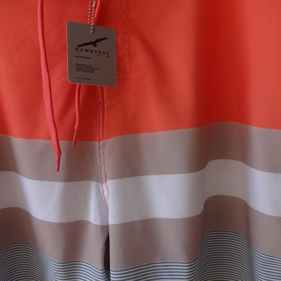 Hawks Bay men's swim/board shorts 36" waist NWT, Velcro & tie closure, - Picture 7 of 9